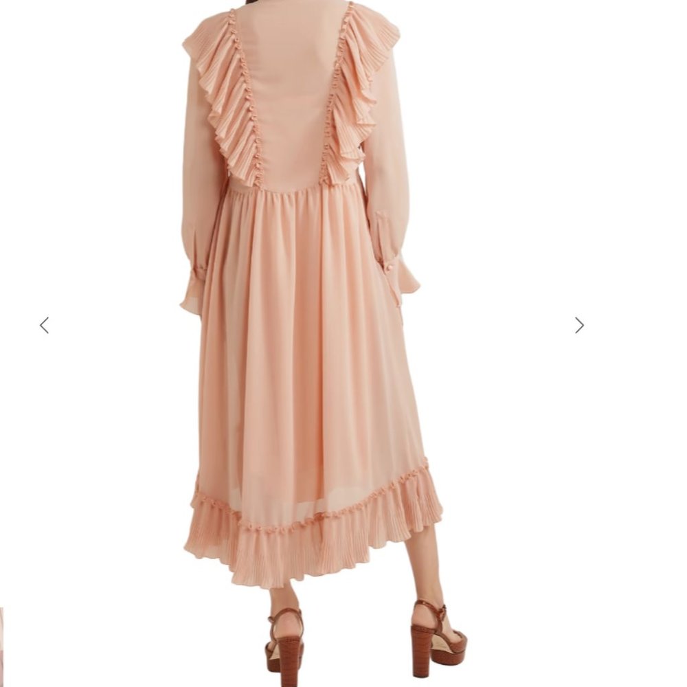 SEE BY CHLOÉ Ruffled chiffon midi dress